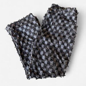 Fashion Women's Black and Grey Jeans